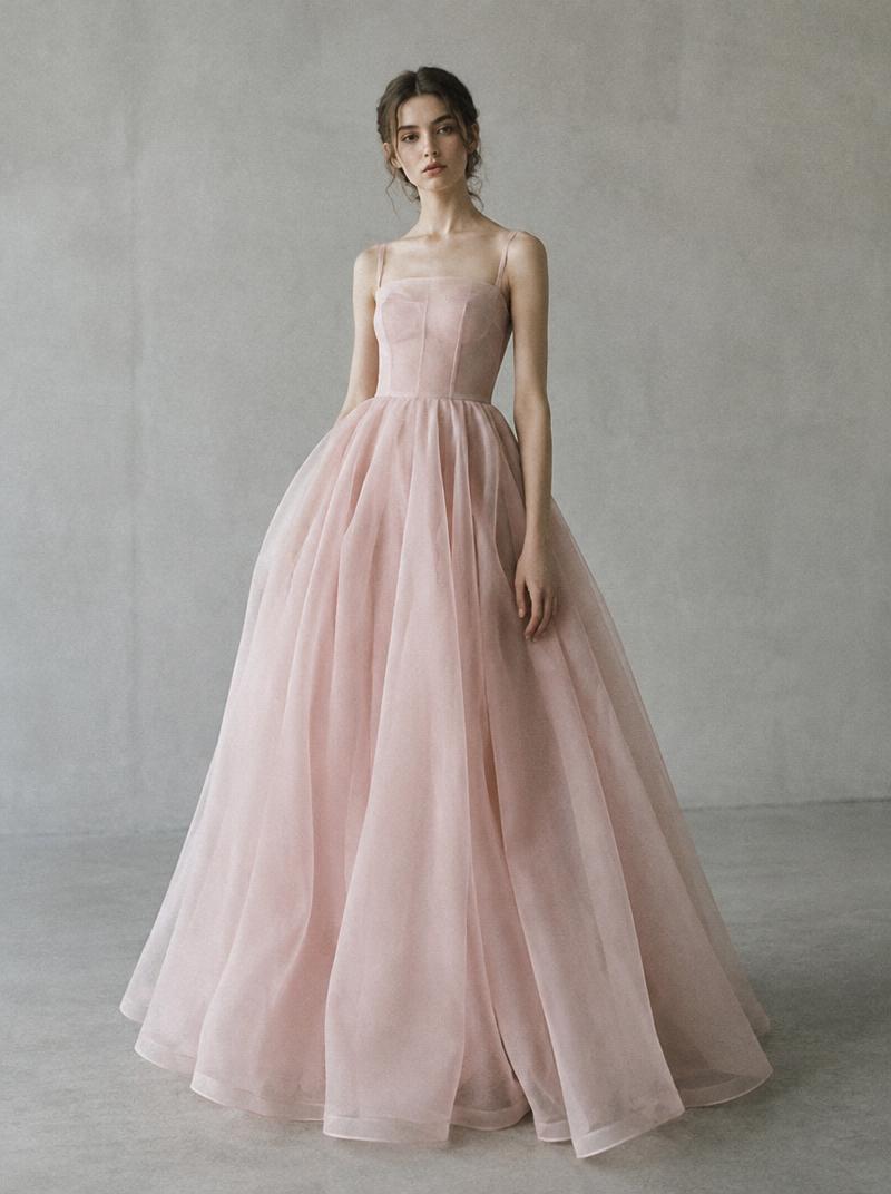 Margaux Satin Maxi — Fluid satin, bias cut, floor length.